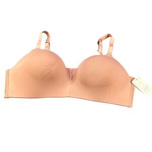 Auden Women's Size 40D Nursing Bra Lightly Lined Wireless 2 Way Straps Mauve New